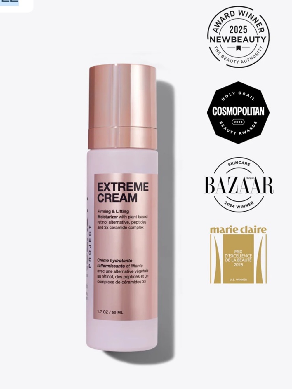 Extreme Cream Firming & Lifting Moisturizer — Rose Gold/Pink